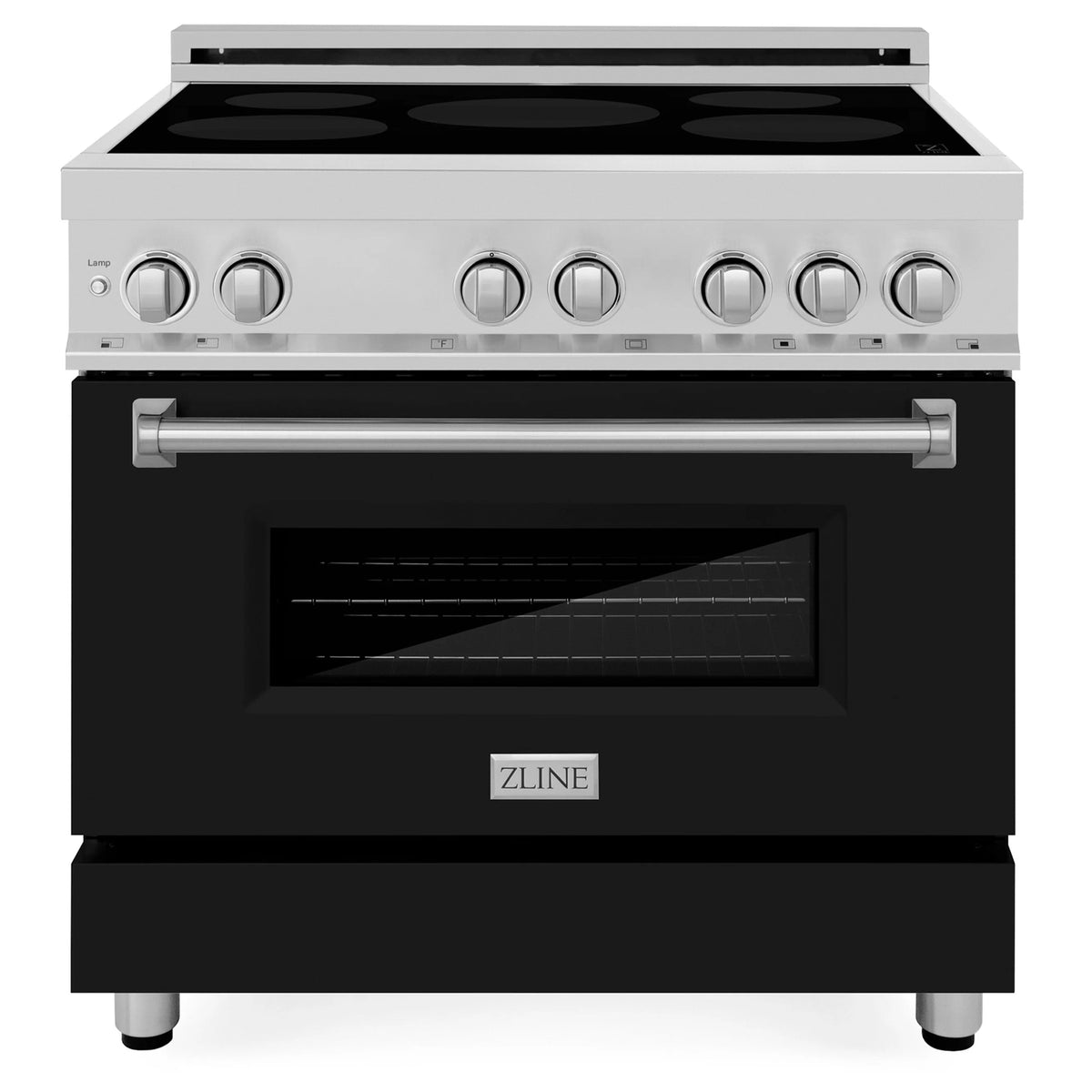36 4.6 cu. ft. Black Matte Induction Range L898548