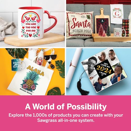 Sublimation Printer Bundle with 31mL Inks & Paper F73400