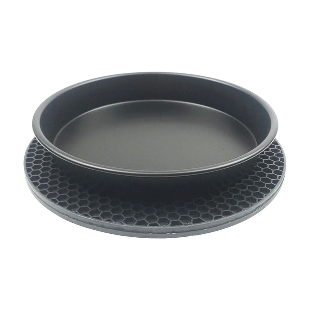 10Pcs Air Fryer Accessory Kit with Frying Pan Rack Pizza Tray Cupcake Mould Set K1984