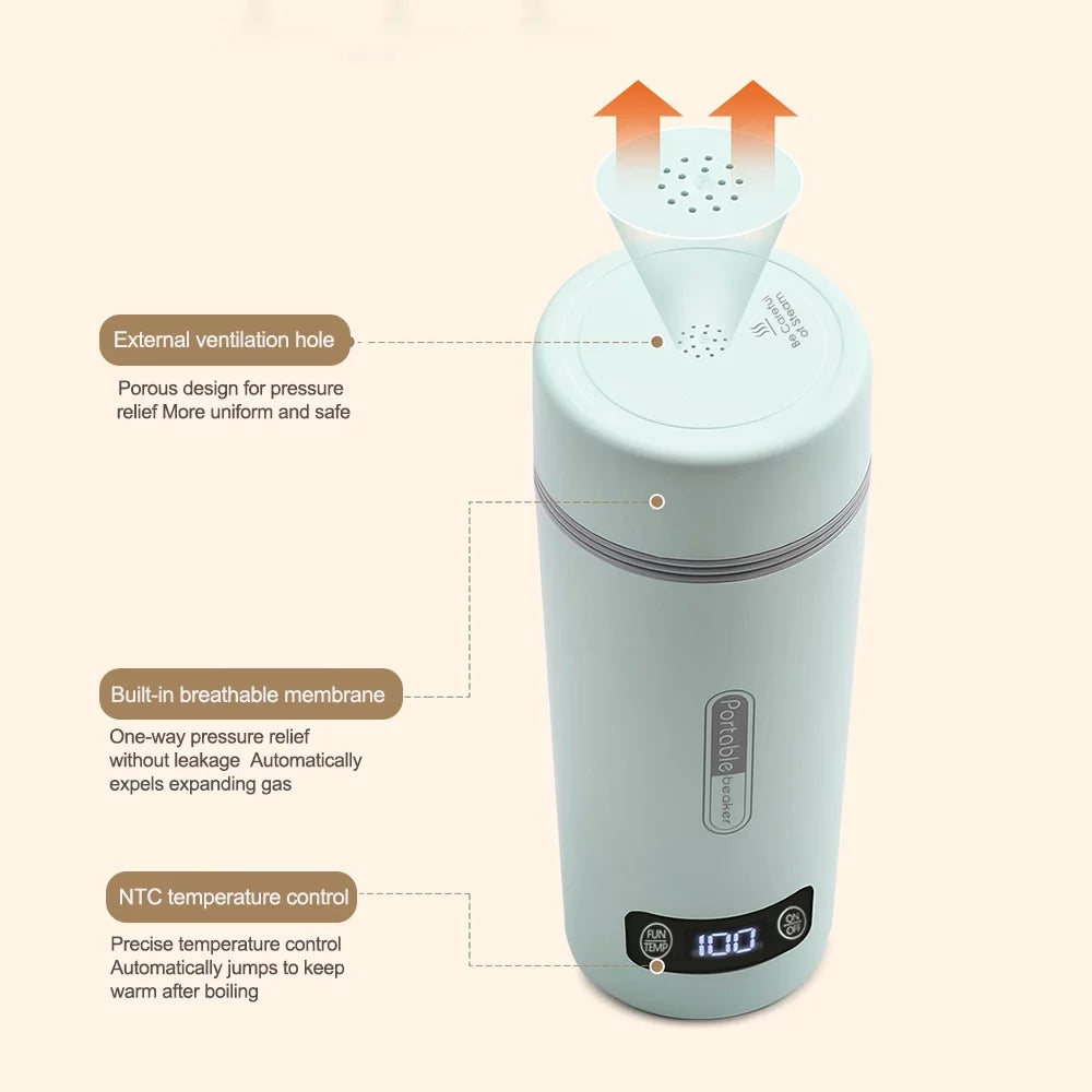 350ml Portable Stainless Steel Electric Kettle X8211