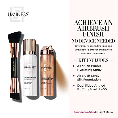 Medium Dark Foundation Starter Kit with Brush I1676