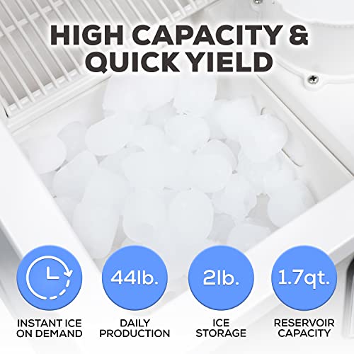 Stainless Steel Electric Countertop Ice Maker Machine R4792