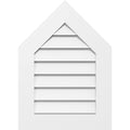 Peaked Top Surface Mount PVC Gable Vent D962095
