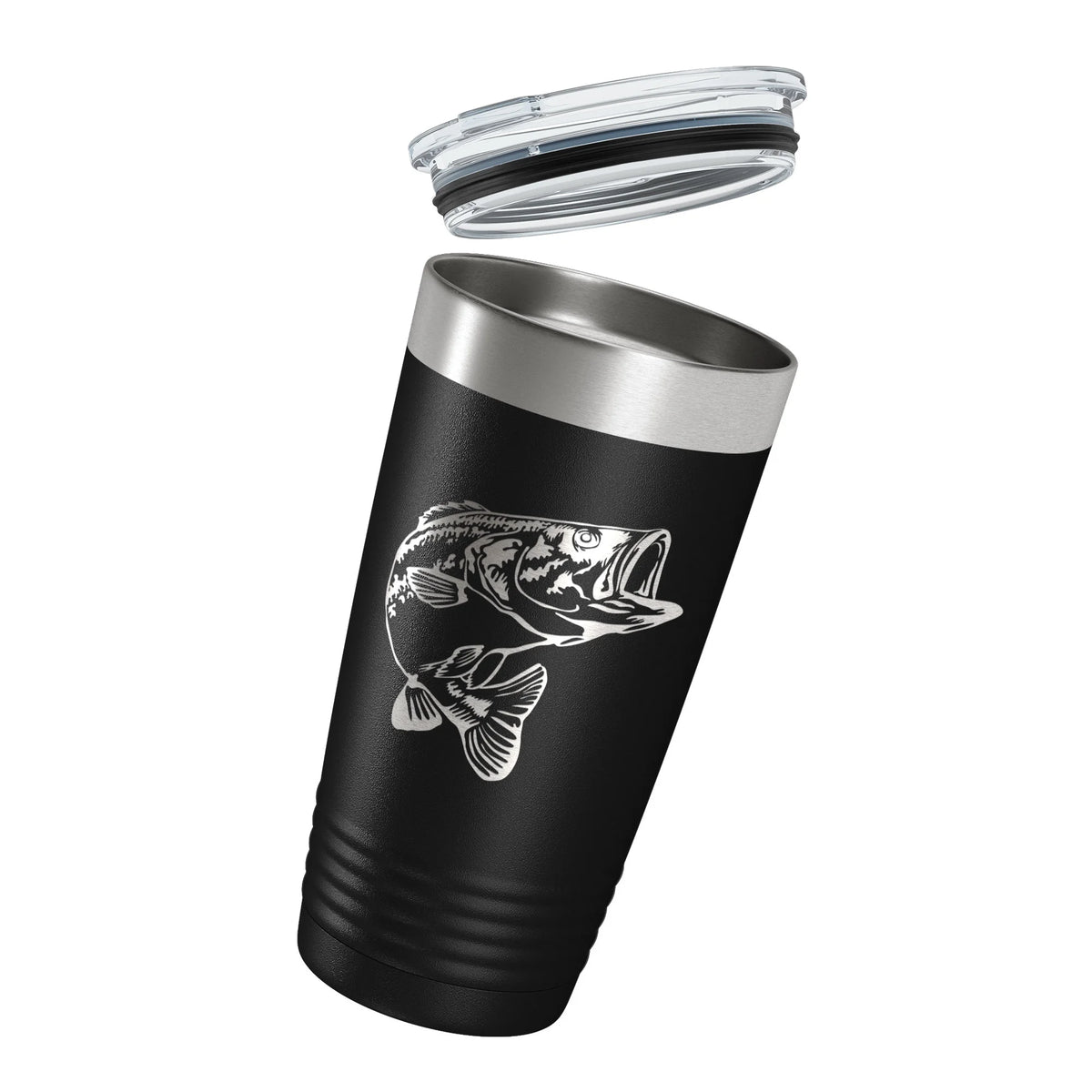 20 oz Insulated Black Travel Mug Y618120