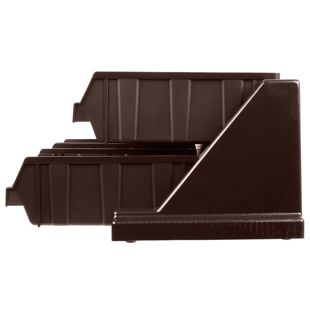 Dark Brown 6-Bin Organizer Rack C18754