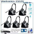 5 Pack Wireless Office Headset System Bundle F76963
