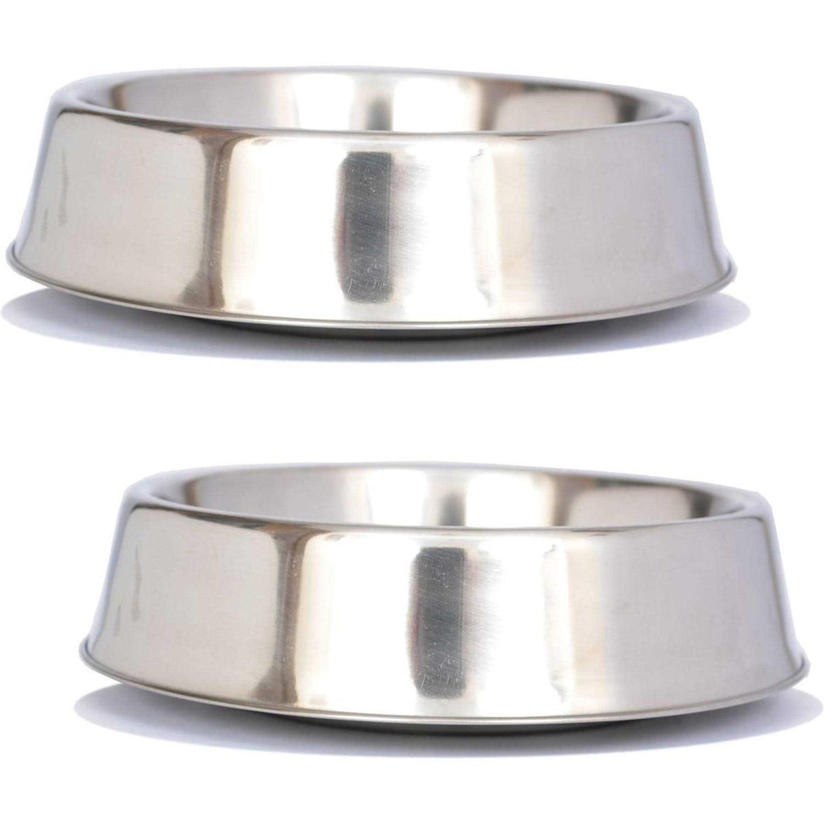 2 Pack Stainless Steel Non Skid Pet Bowl U8032