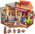 DIY Miniature House Kit 1:20 Scale Bookstore with LED Lights G736