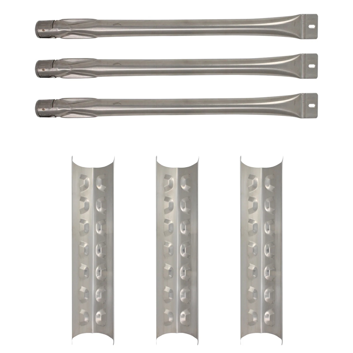 3-Pack Stainless Steel BBQ Gas Grill Tube Burner Replacement Parts K8024