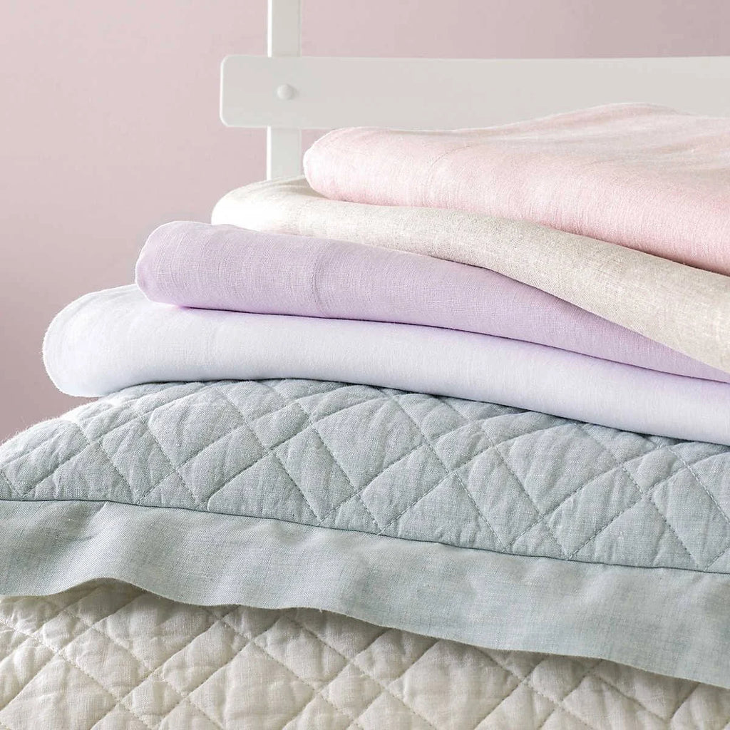 Twin Washed Linen Quilt M8519