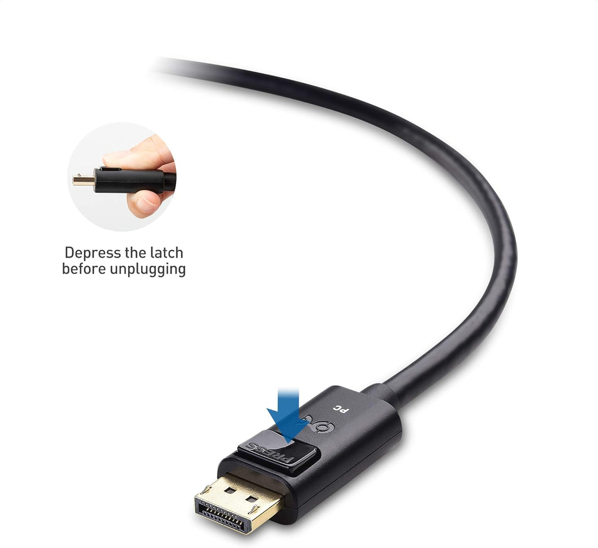 Unidirectional Active DisplayPort Cable 25 ft / 7.5m S6170