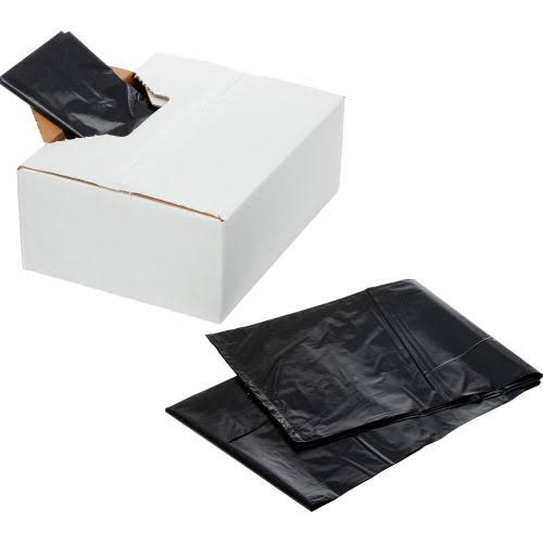 Heavy Duty Black Trash Bags 7 to 10 gal 0.9 mil D296