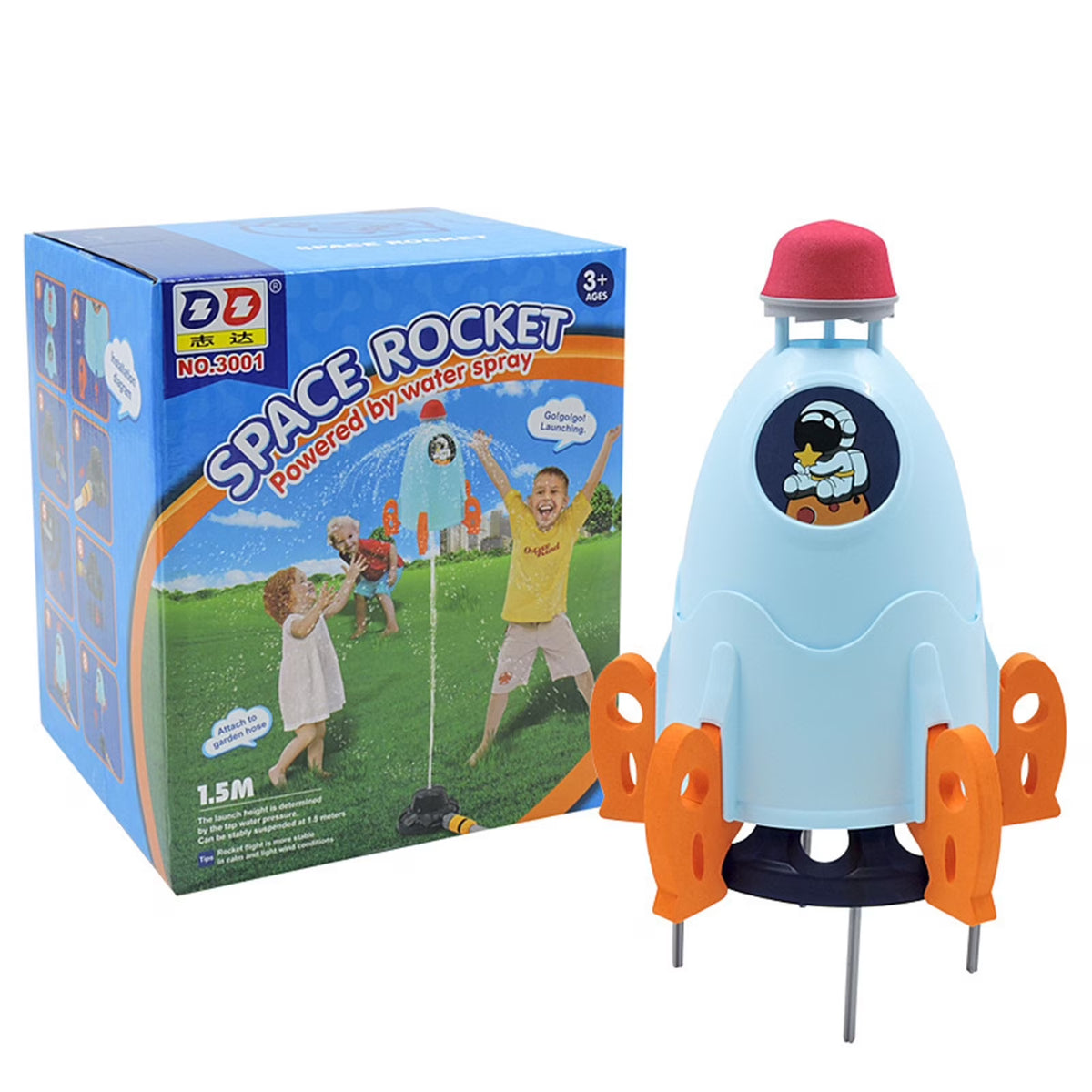 Water Spray Rocket Sprinkler Outdoor Toy V76083