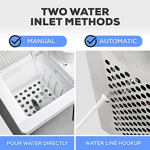 Stainless Steel Electric Countertop Ice Maker Machine R4792