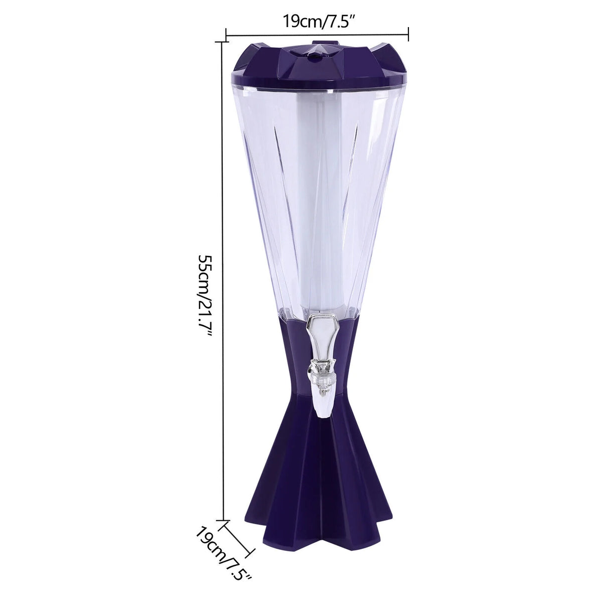 3L Beer Tower Dispenser with LED Lights A57593