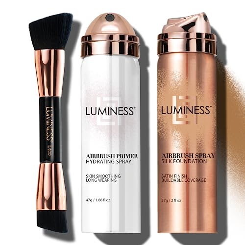 Medium Dark Foundation Starter Kit with Brush I1676