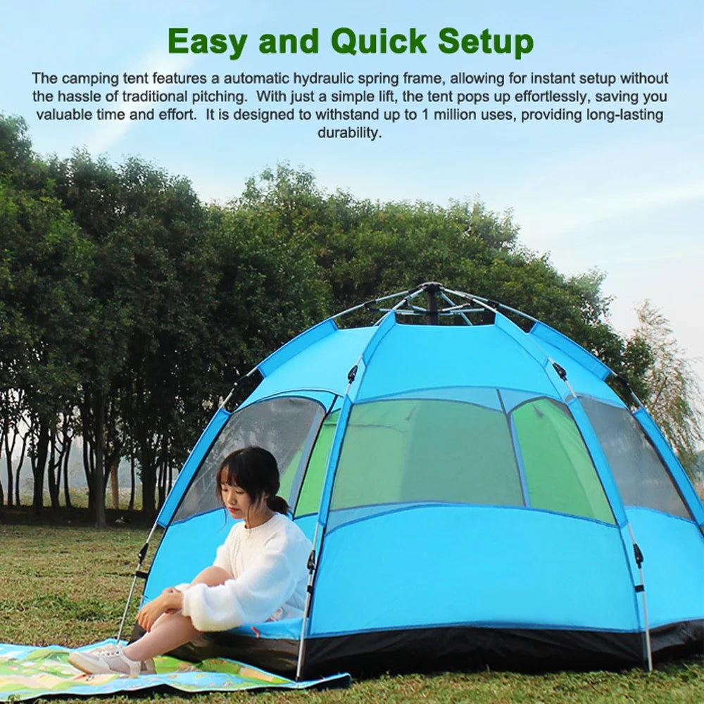 Automatic Quick Open Double Layer Camping Tent S48531