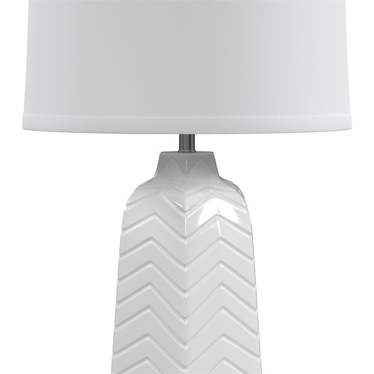White Ceramic Table Lamp R230974