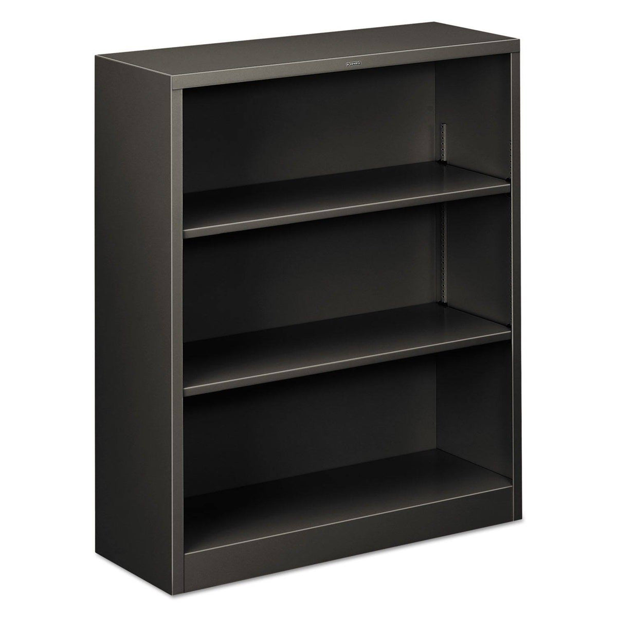 3-Shelf Metal Charcoal Bookcase P794006