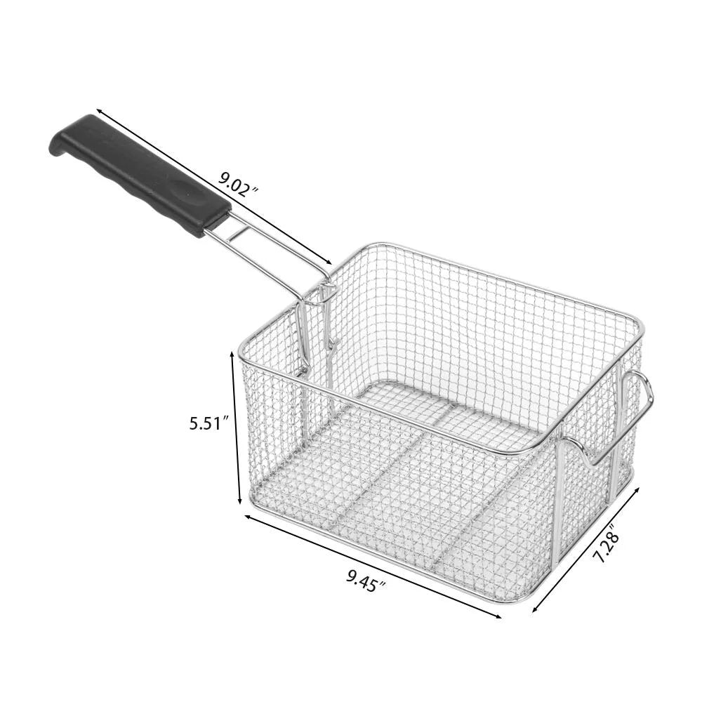 24.9QT Dual Stainless Steel Electric Deep Fryer N71696