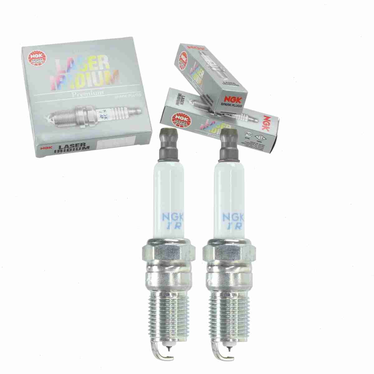 2 pc Laser Iridium Spark Plugs H1956