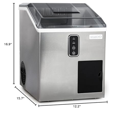 Stainless Steel Electric Countertop Ice Maker Machine R4792