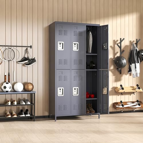 9 Door Steel Storage Locker (Black) I341