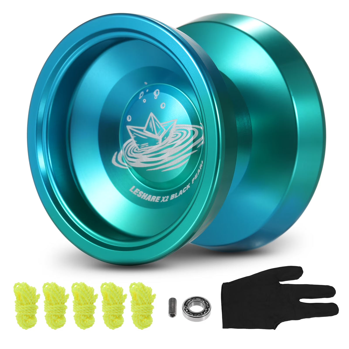 Aluminum Yoyo Ball With Bearing Strings And Glove R348070