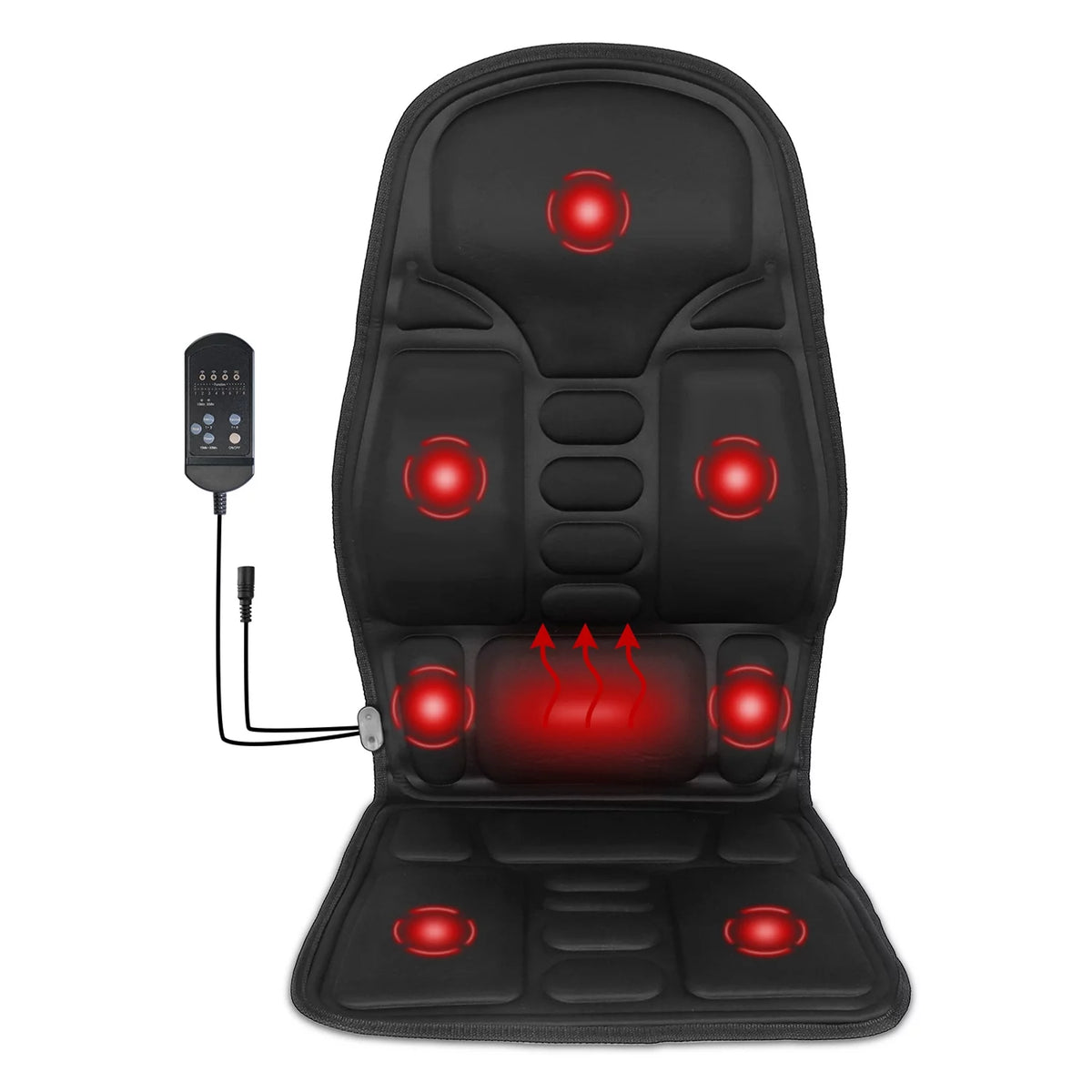 Black Heated Vibration Massage Seat Cushion L710691
