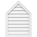 Peaked Top Surface Mount PVC Gable Vent G379993