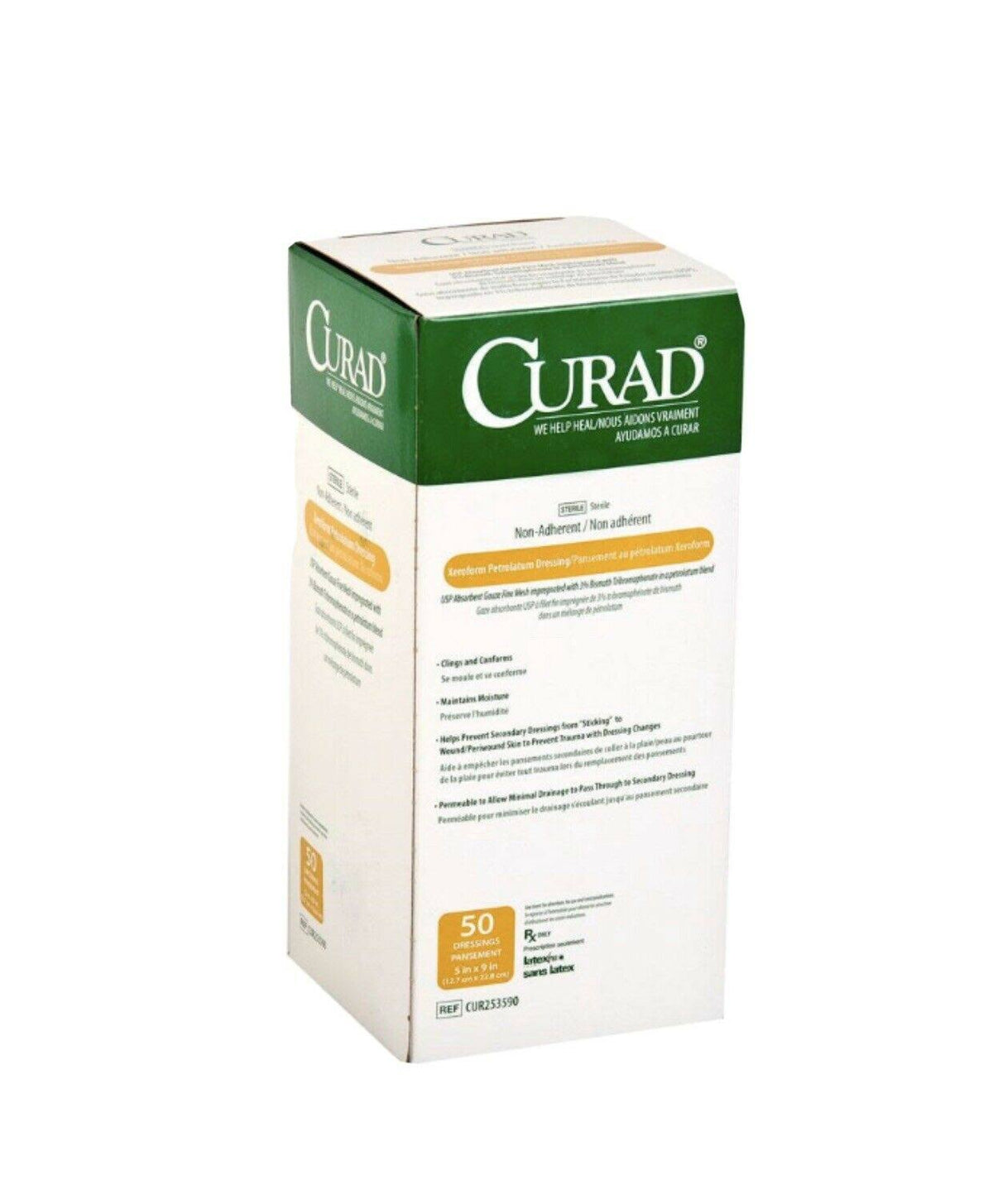 Sterile Petrolatum Gauze Dressing 5 x 9 200/Case Y56802
