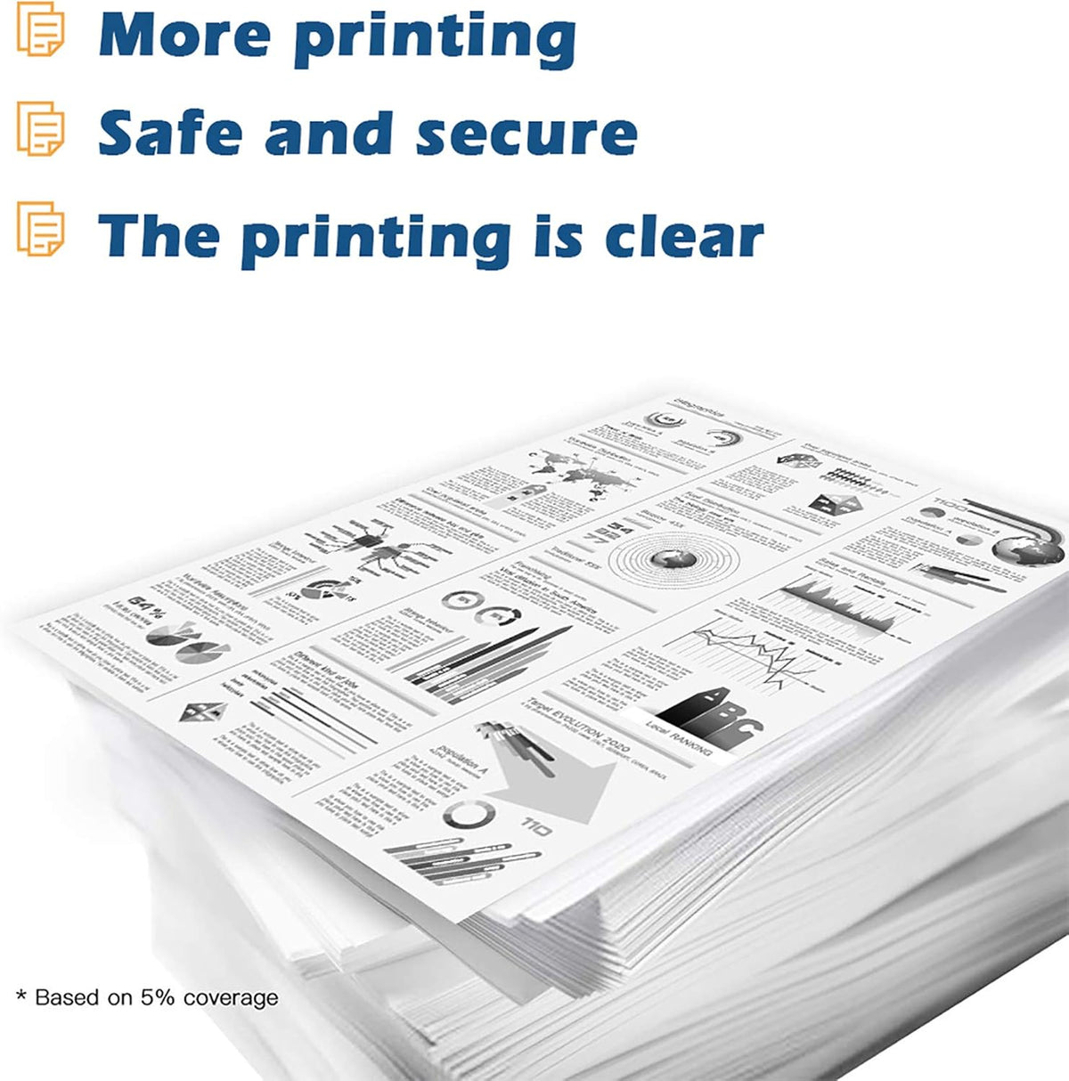 2 Pack Black Toner Cartridge for HP P2055 Printer D2786