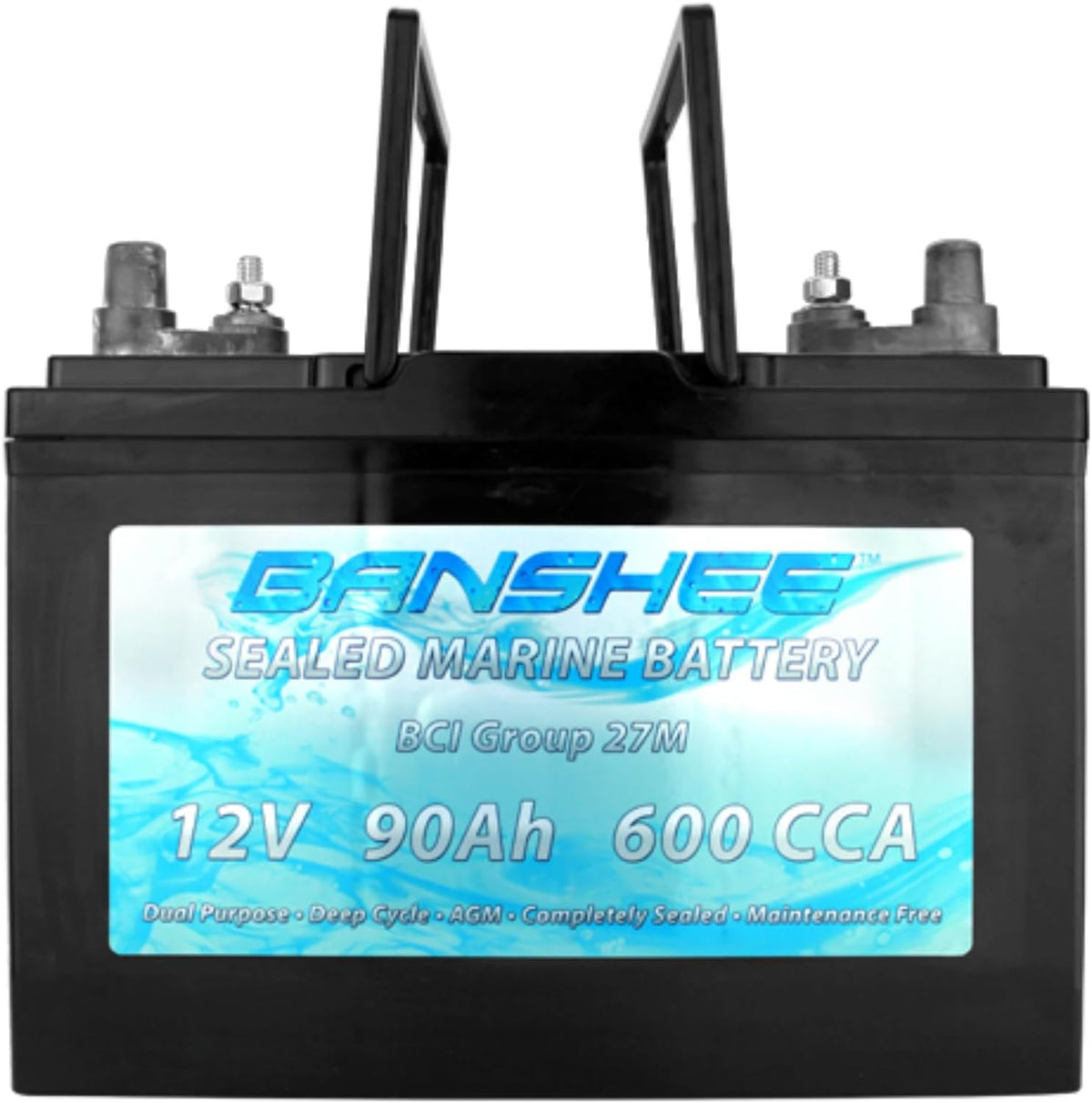 Sealed AGM Deep Cycle Marine Trolling Motor Battery Group 27 B511931