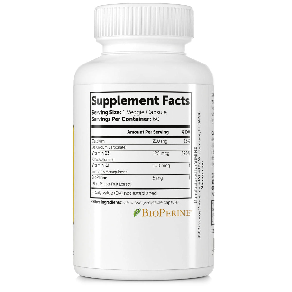 Vitamin K2/D3 60 Capsules B66412