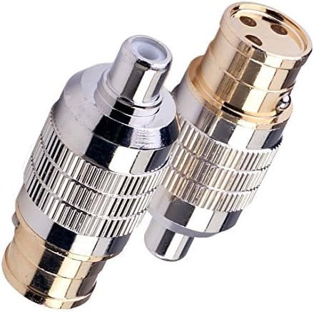 Female XLR to Female RCA Adapters 2 Pieces H746