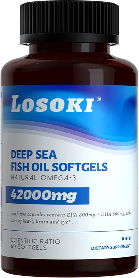 Fish Oil 1000 mg EPA & DHA Omega-3 Softgel 60 ct R523