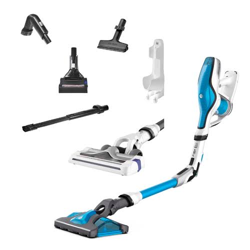 Bagless White, Blue Air Force Flex Vacuum J6542