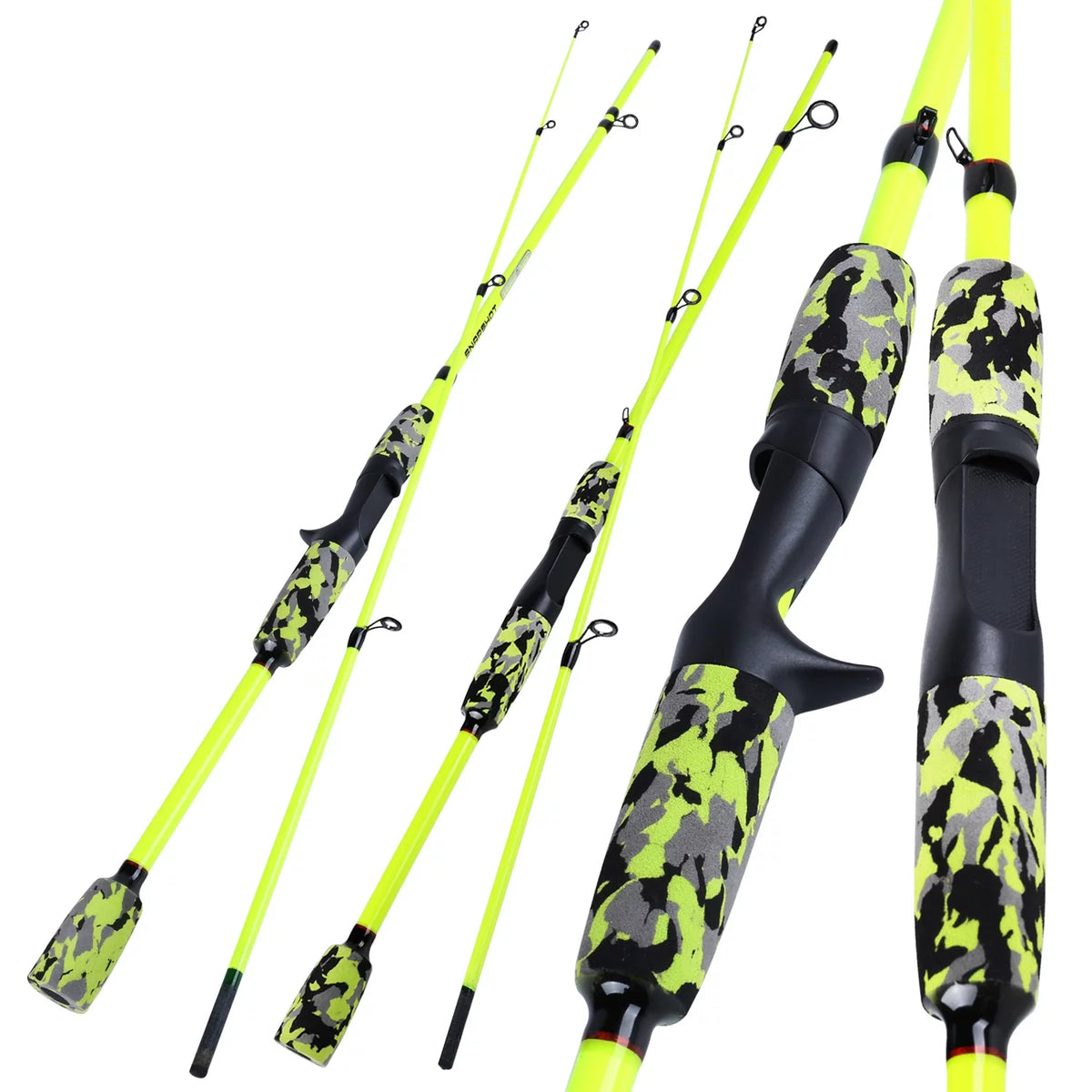 6ft Carbon Fiber 2 Pieces Fishing Pole G8162