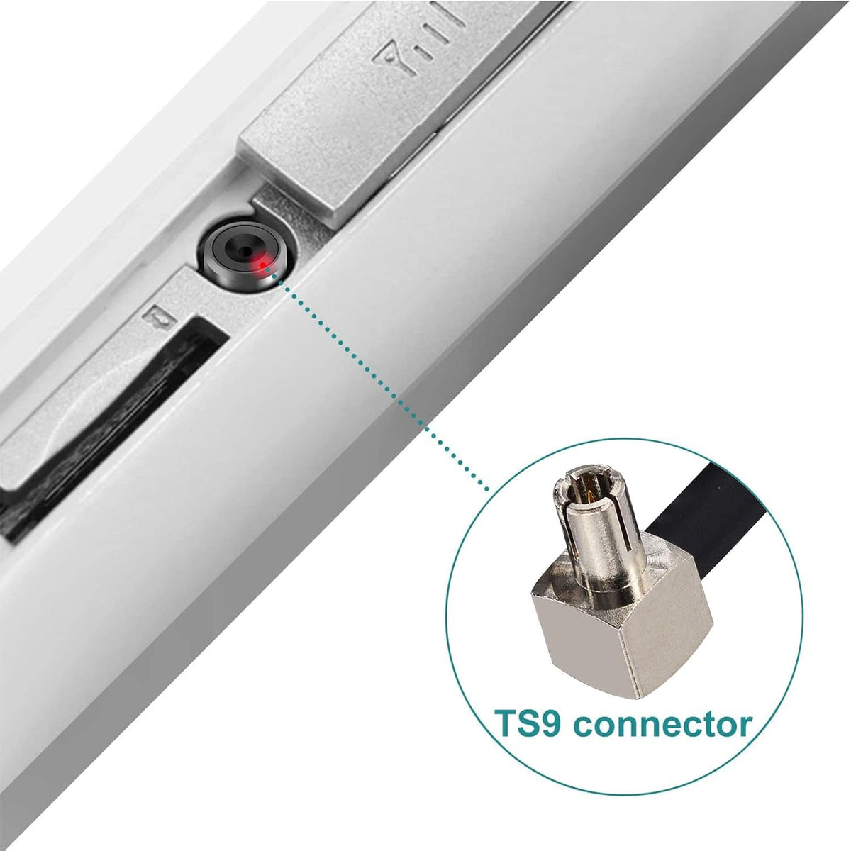 4G LTE Router Antenna TS9 to SMA Female 90 Degree Coaxial Splitter Cable RG316 6 inch W415344