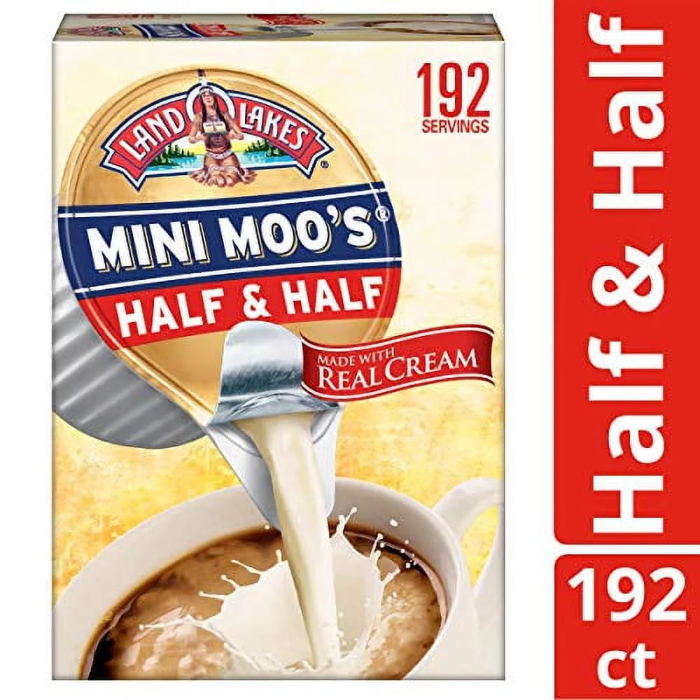 Mini Moos Creamer Half & Half Cups 192 Count 54 Fl Oz L113