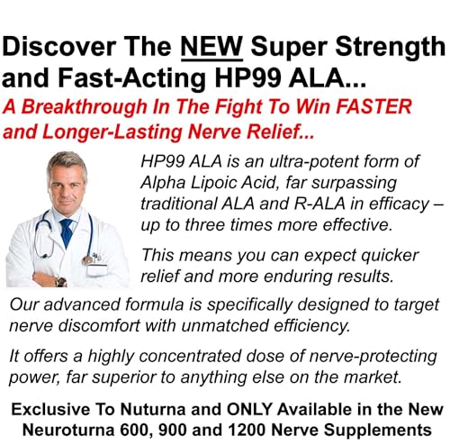 900 mg Alpha Lipoic Acid Nerve Supplement, 180 Capsules D662