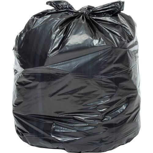Heavy Duty Black Trash Bags 7 to 10 gal 0.9 mil D296