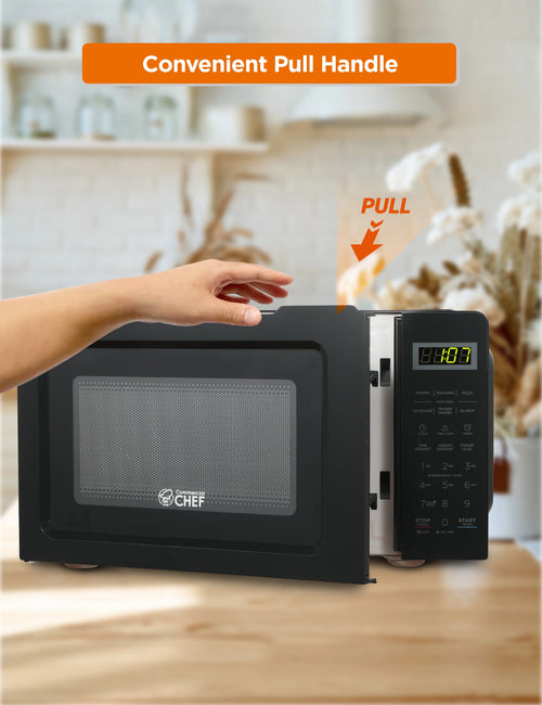 0.7 Cubic Feet 700 Watt Stainless Steel Microwave Oven X11207