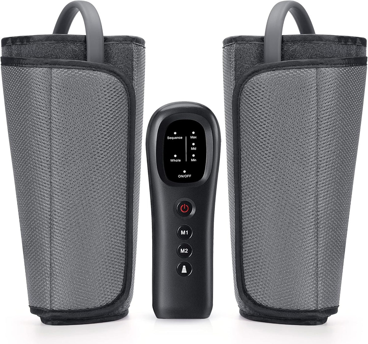 Air Compression Leg Massager with Handheld Controller, 2 Modes 3 Intensity Levels L624