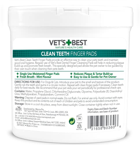 50 Disposable Dental Care Finger Wipes T962953