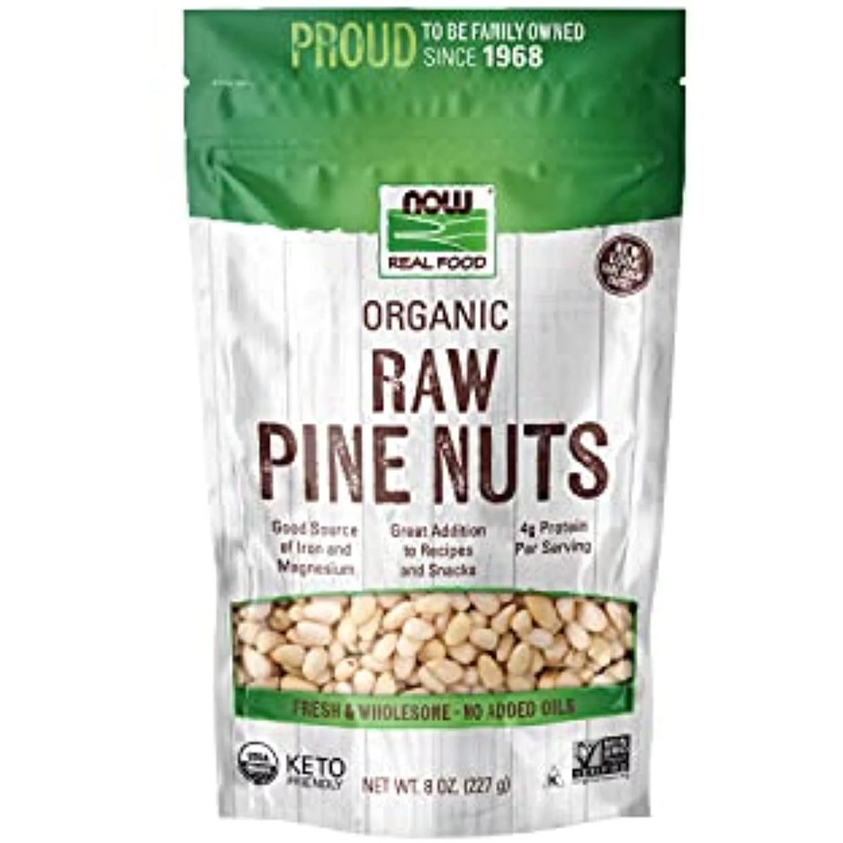 Certified Organic Pine Nuts, 8-Ounce X96720