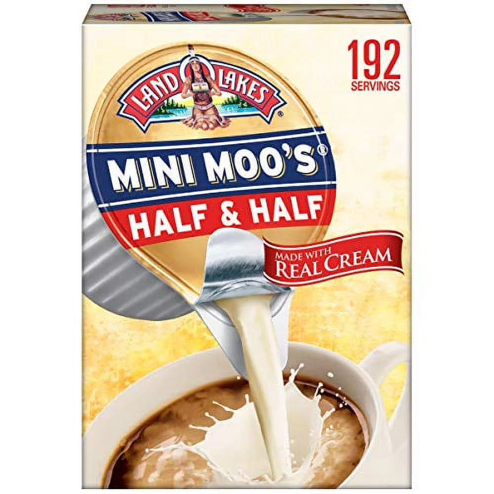 Mini Moos Creamer Half & Half Cups 192 Count 54 Fl Oz L113