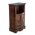 Brown Wooden Storage Cabinet with 2 Drawers and 2 Doors I419
