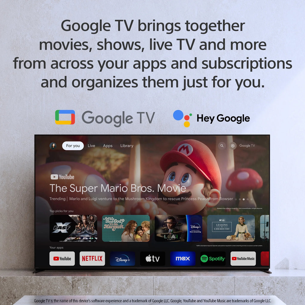 85” Mini LED 4K HDR Smart Google TV W101