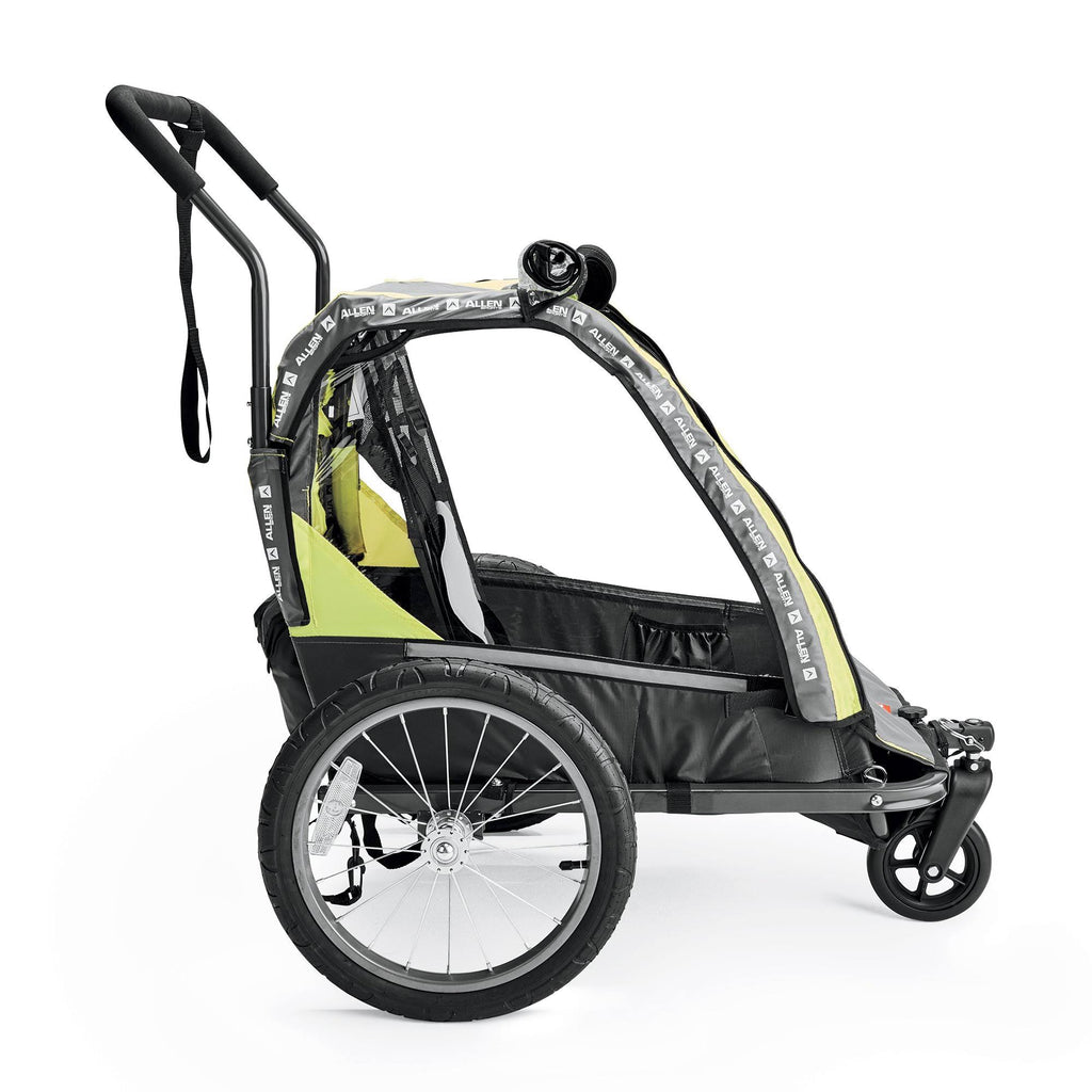 2-Child Bicycle Trailer and Stroller, Orange A507294